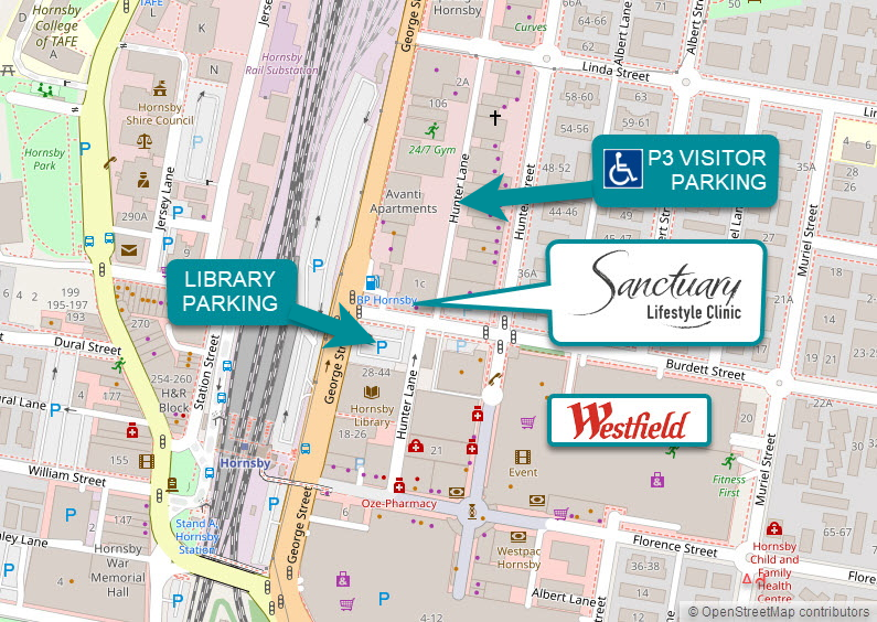 Sanctuary Lifestyle Clinic Parking